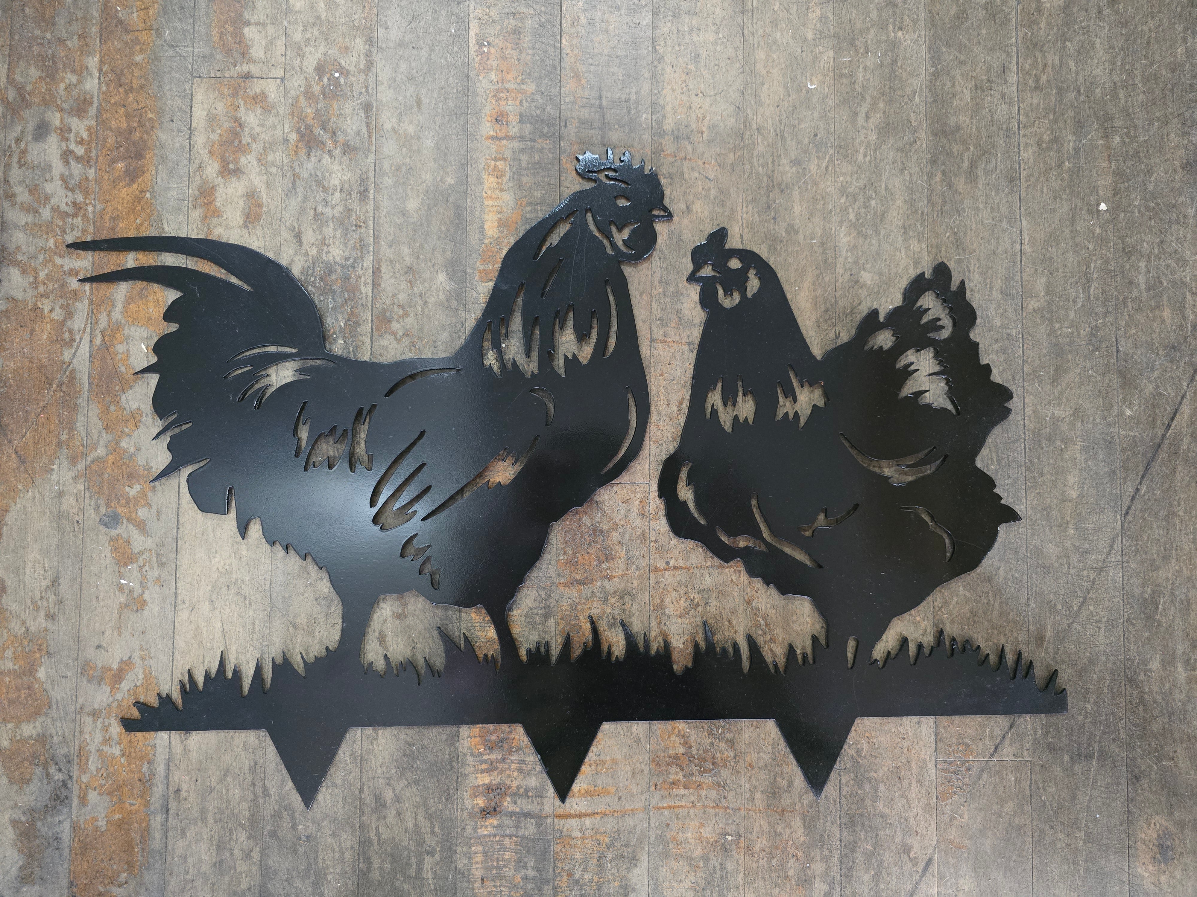 Poultry yard sign
