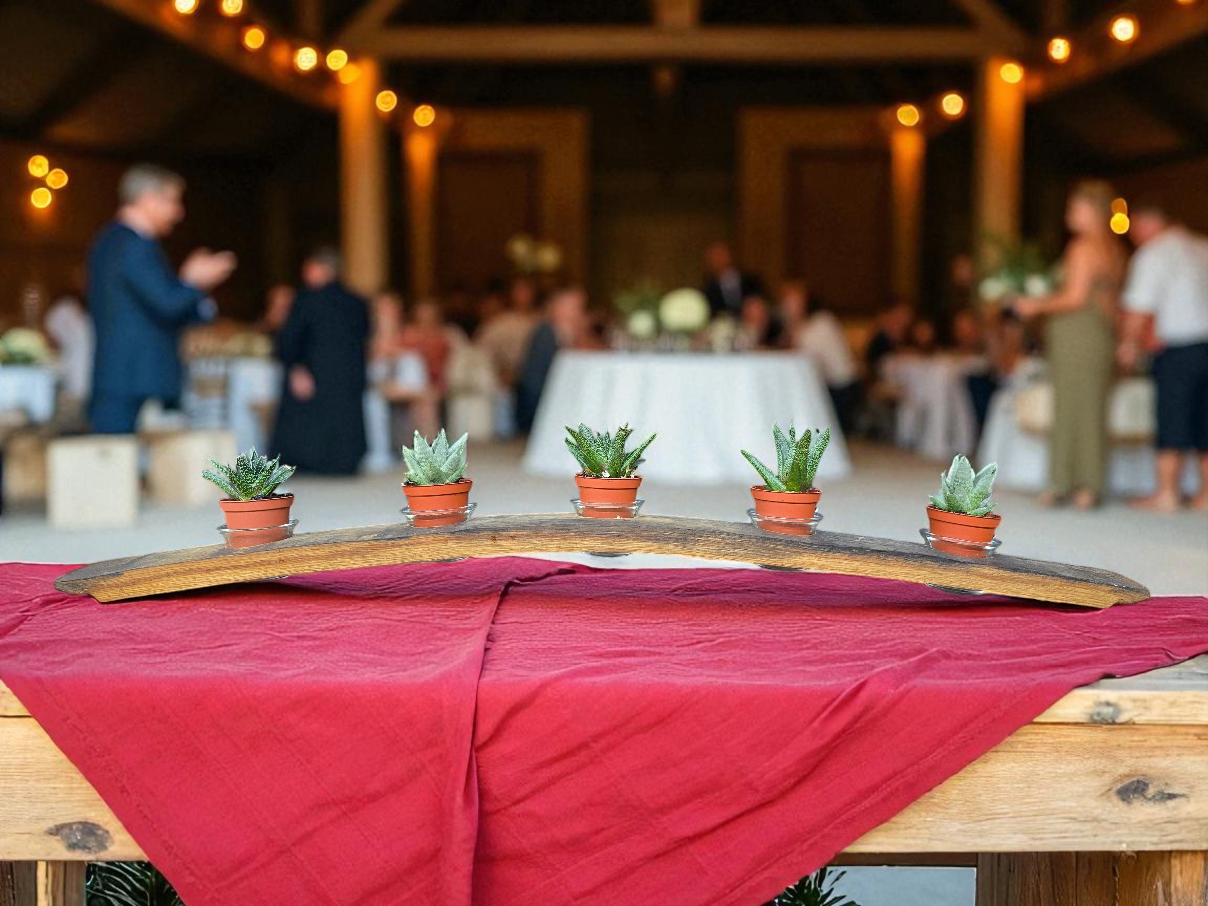 Wine Barrel Centerpiece (NO PLANTS)